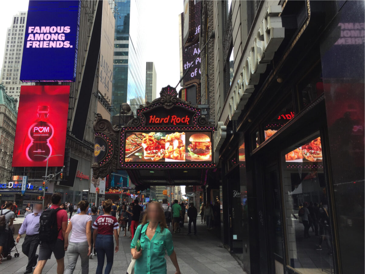 Hard Rock Caffee am Times Square