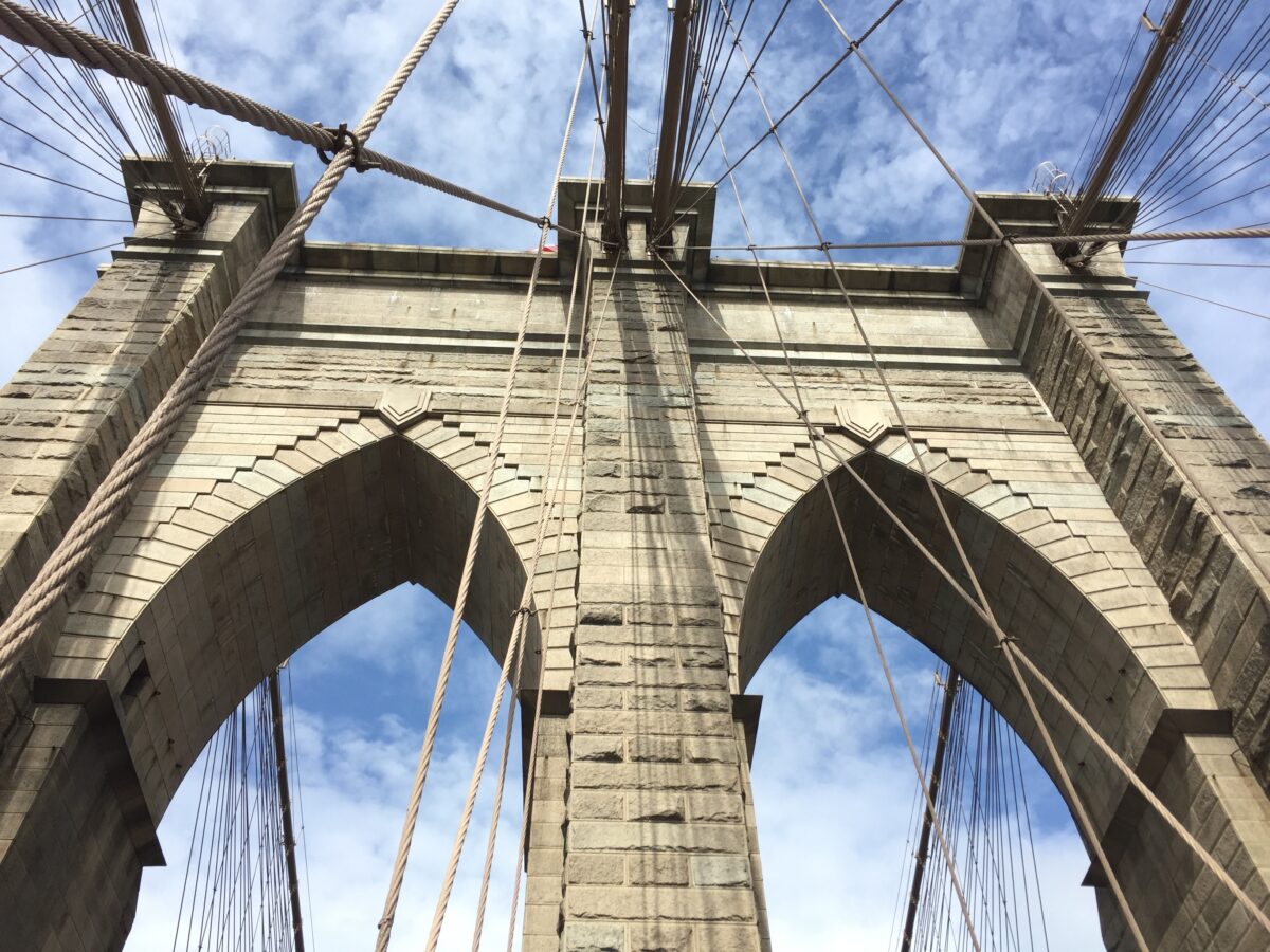 Pfeiler der Brookyn Bridge