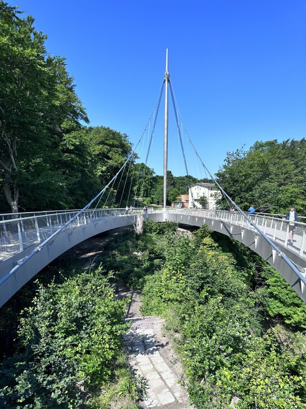 Auf dem Skywalk vom Königsstuhl