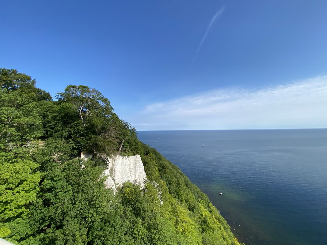Auf dem Skywalk vom Königsstuhl