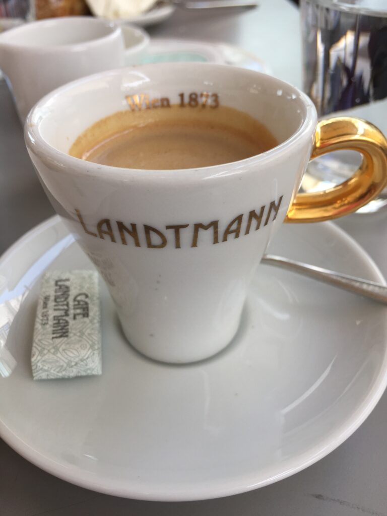 Espresso im Cafe Landtmann