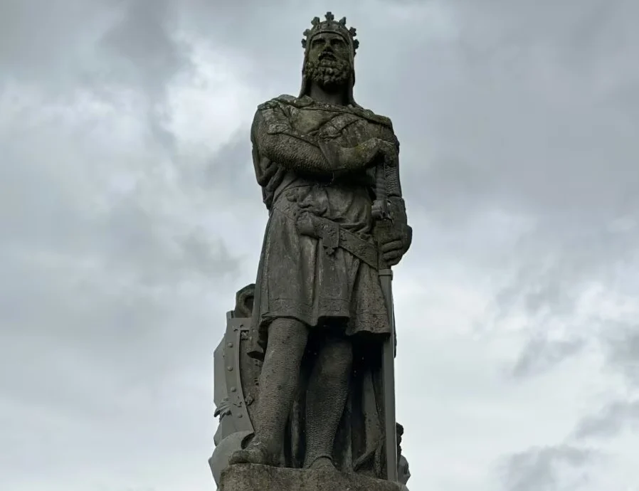 Robert the Bruce Statue bei Stirling Castle
