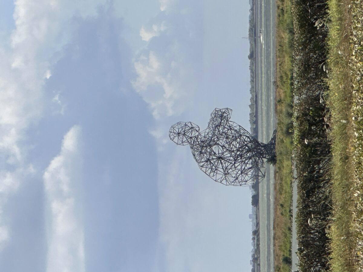 Statue auf dem Markerstrekdamm