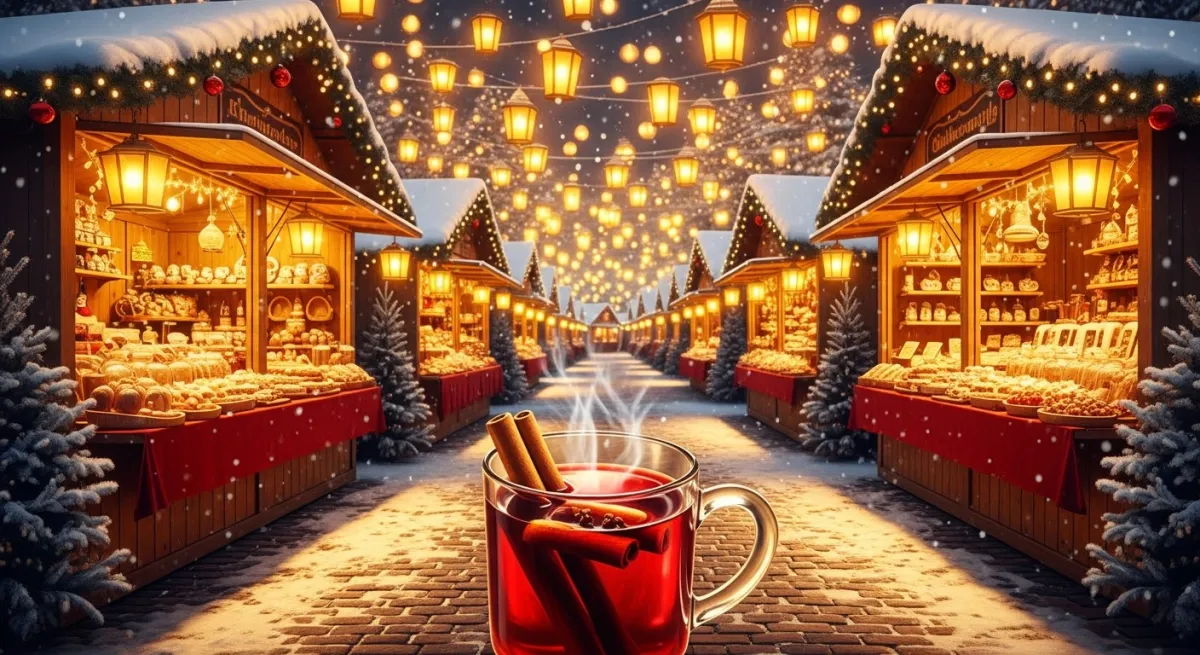 Christkindmarkt Mit Glühwein