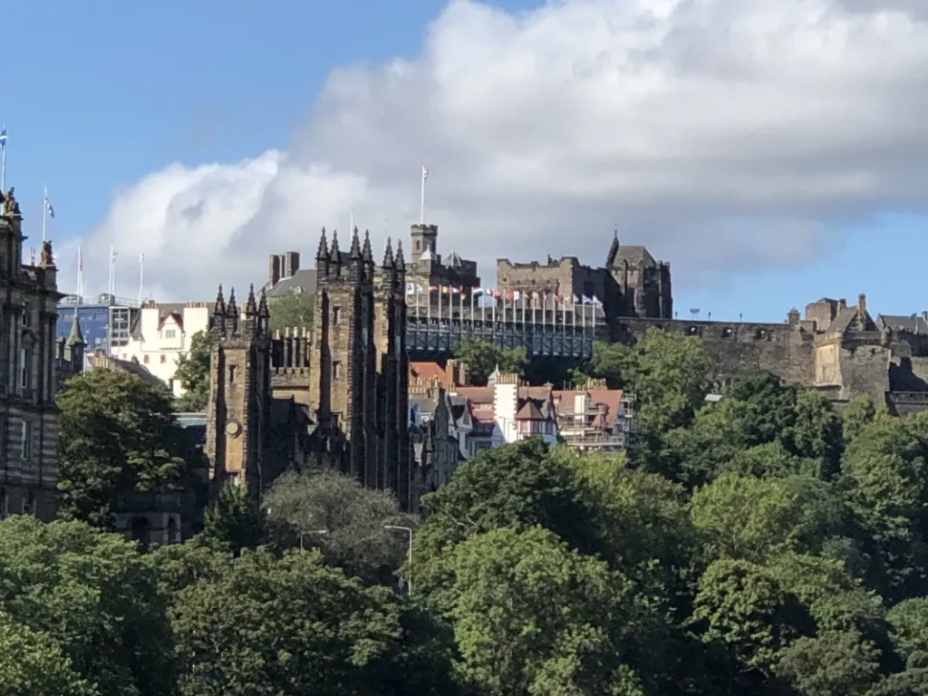 Veranstaltungsplatz für das Military Tattoo beim Edinburgh Castle