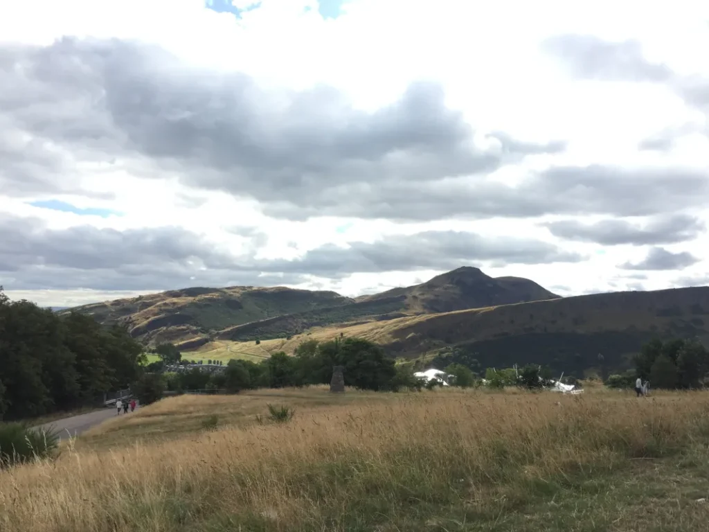 Blick vom Carlton Hill in Richtung Whinny Hill