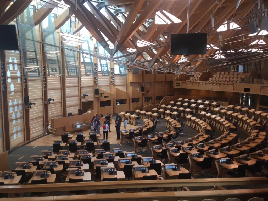 Das schottische Parlament