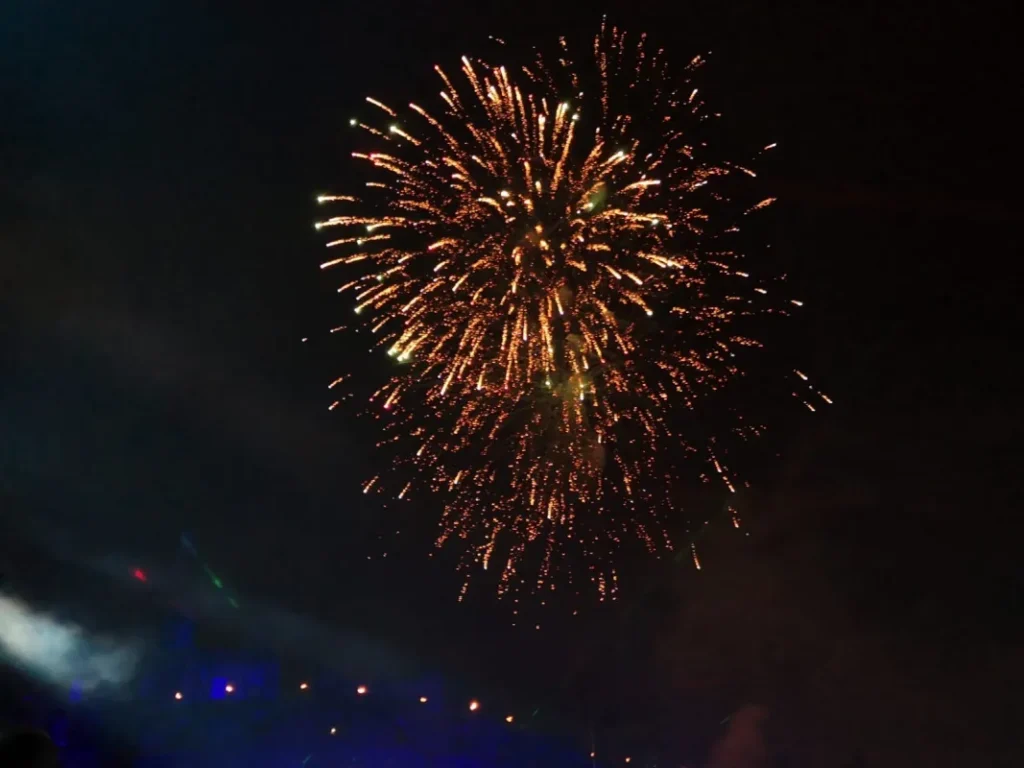 Feuerwerk beim Military Tattoo