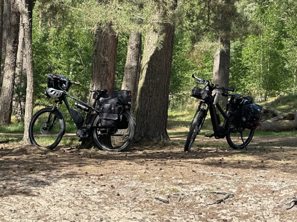 Unsere Räder in den Holmer Sandbergen