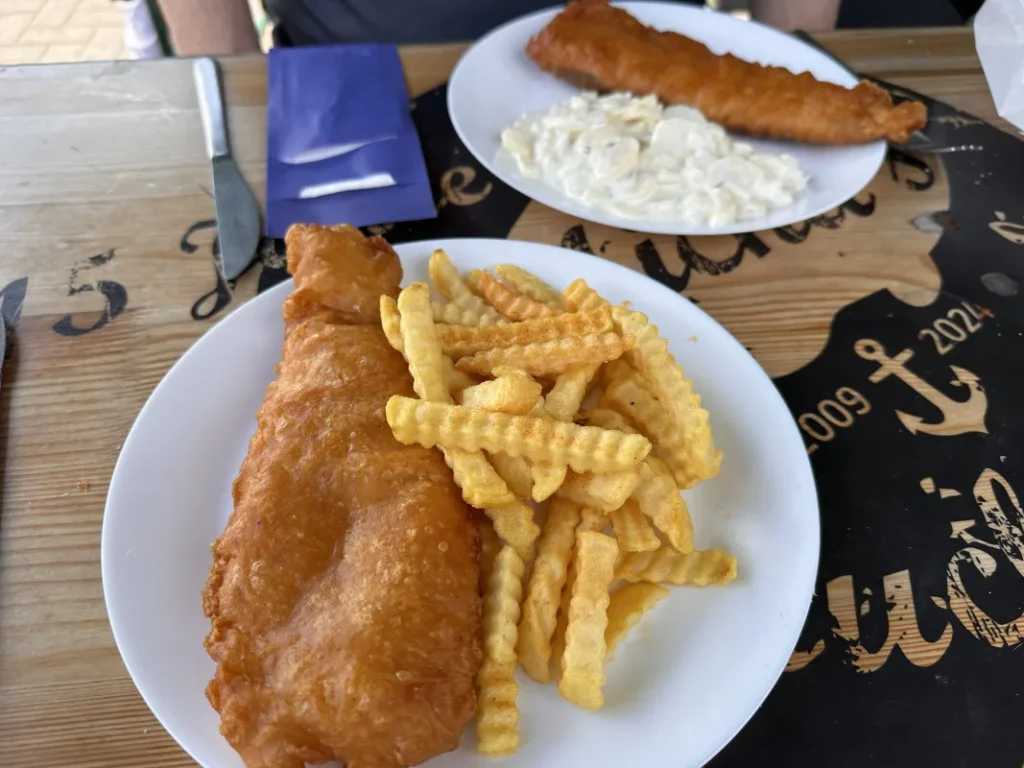 Der leckere Backfisch von Micha's Räucherfisch