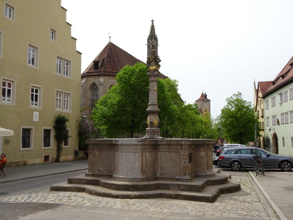 Der Herrenbrunnen in Rothenburg o.d. Tauber