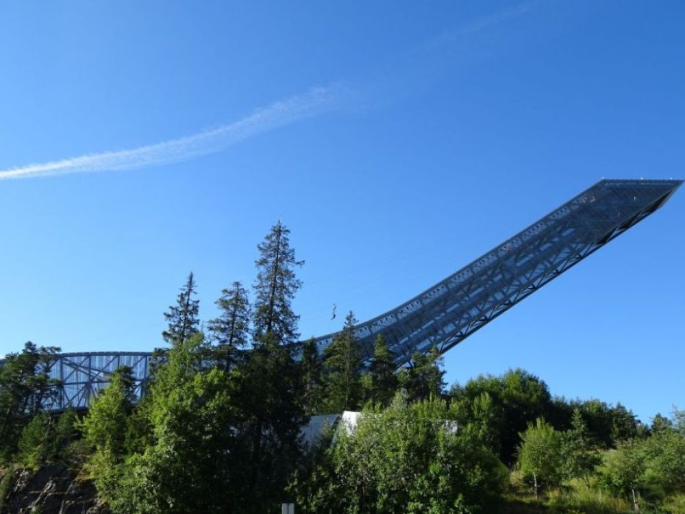 Die Holmenkollen Schanze in Oslo