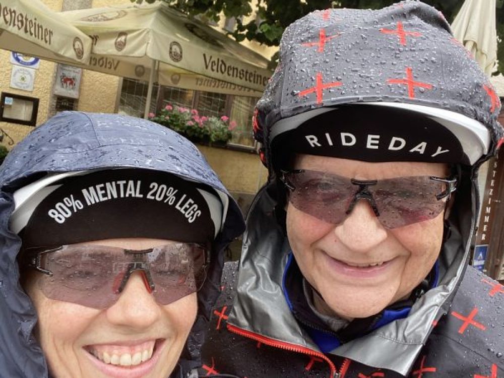 Nass aber glücklich