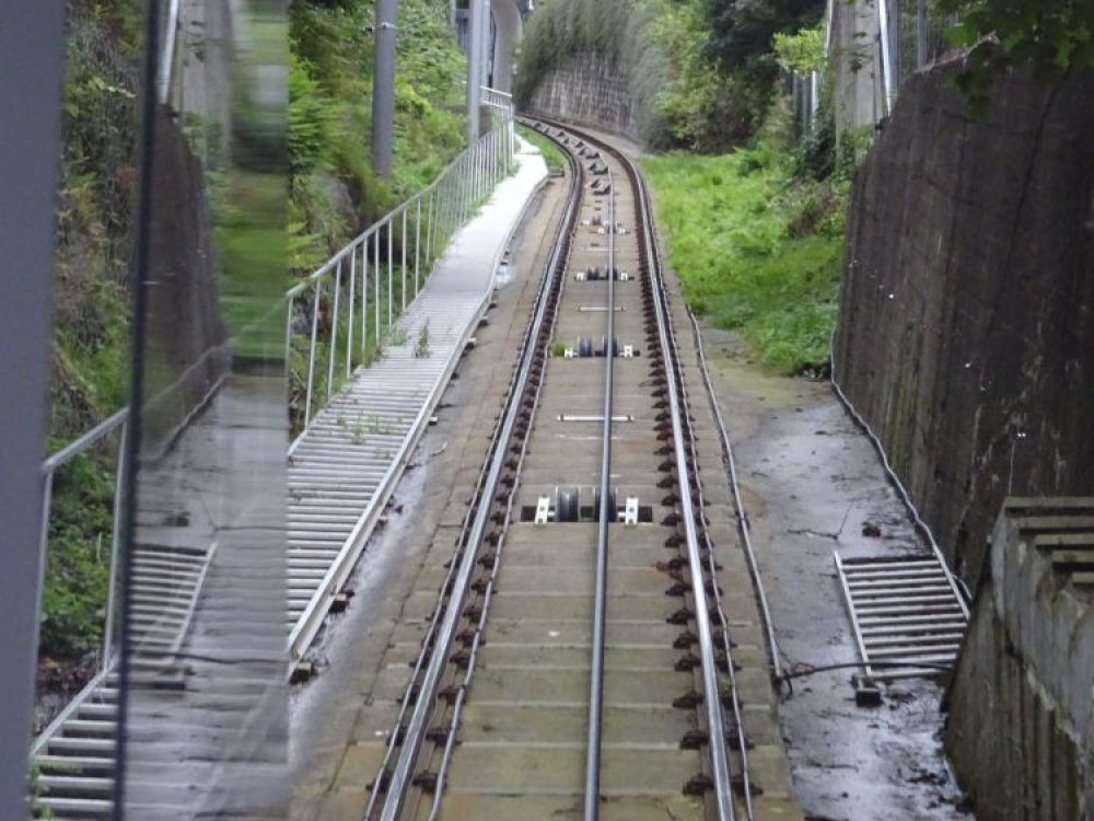 Die Bahn hinauf zum Flöyen in Bergen