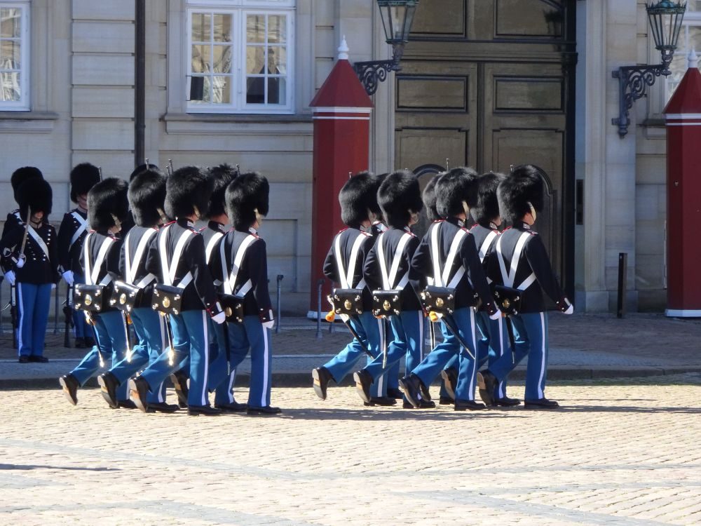 Wachablösung in Amalienburg