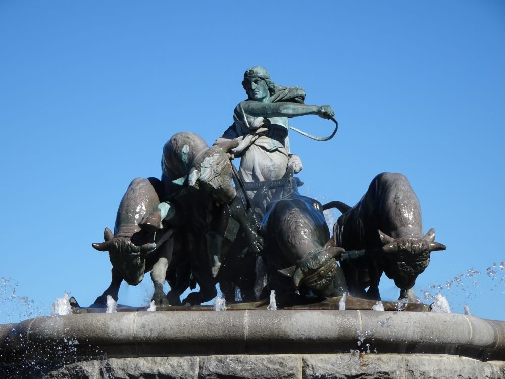 Der Gefion Springbrunnen in Kopenhagen